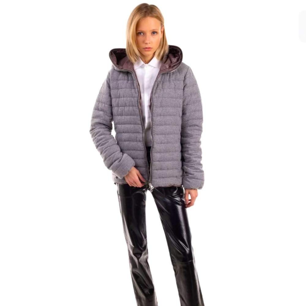 DUVETICA cashmere/wool, down jacket
